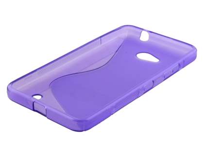 Wave Case for Microsoft Lumia 640 - Frosted Purple/Purple