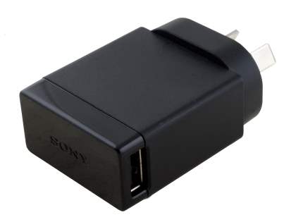 Genuine Sony 1500mA USB-A Power Adapter - Classic Black AC USB Power Adapter