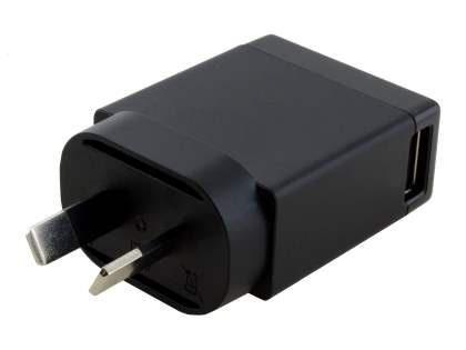 Genuine Sony 1500mA USB-A Power Adapter - Classic Black