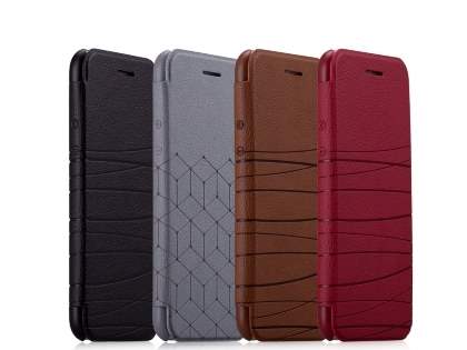 Momax Elite Premium Flip Cover for iPhone 6s/6 - Classic Black