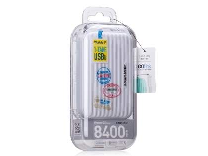 Momax iPower Go mini USB-A External Battery 8400mAh - Pearl White