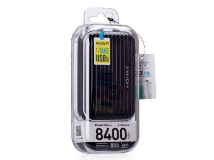 Momax iPower Go mini USB-A External Battery 8400mAh - Classic Black