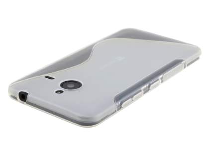 Wave Case for Microsoft Lumia 640 XL - Frosted Clear/Clear