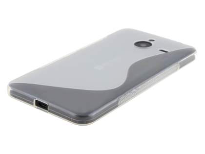 Wave Case for Microsoft Lumia 640 XL - Frosted Clear/Clear