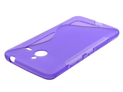 Wave Case for Microsoft Lumia 640 XL - Frosted Purple/Purple