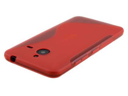 Wave Case for Microsoft Lumia 640 XL - Frosted Red/Red