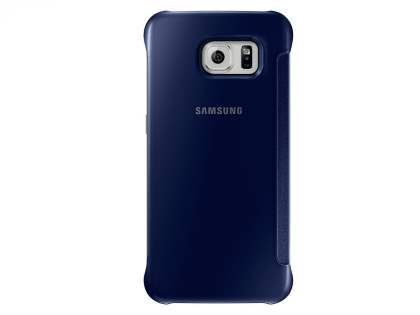 Genuine Samsung Galaxy S6 Clear View Cover - Gun Black