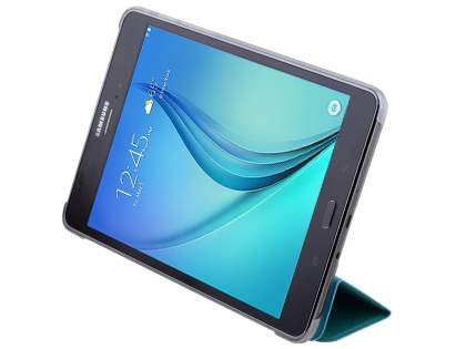 Samsung Galaxy Tab A 8.0 Book-Style Case with Stand - Teal/Frosted Clear