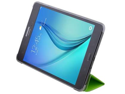 Samsung Galaxy Tab A 8.0 Book-Style Case with Stand - Green/Frosted Clear