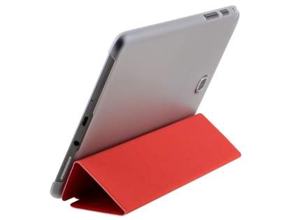 Samsung Galaxy Tab A 8.0 Book-Style Case with Stand - Red/Frosted Clear Samsung Galaxy Tab A 8.0 Book-Style Case with Stand - Red/Frosted Clear