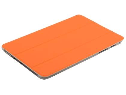 Samsung Galaxy Tab A 8.0 Book-Style Case with Stand - Orange/Frosted Clear