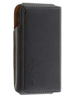 Extra-tough Genuine Leather ShineColours belt pouch for Motorola RAZR M - Classic Black Extra-tough Genuine Leather ShineColours belt pouch for Motorola RAZR M - Classic Black