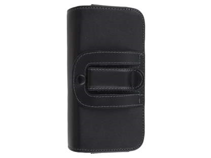 Extra-tough Genuine Leather ShineColours belt pouch - Bumper Case Compatible