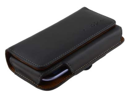 Extra-tough Genuine Leather ShineColours belt pouch for HTC Desire 510