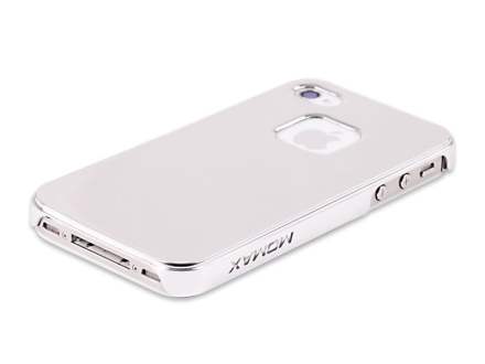 MOMAX Ultra-Thin Metallic Case for Apple iPhone 4S/4 - Pearl White