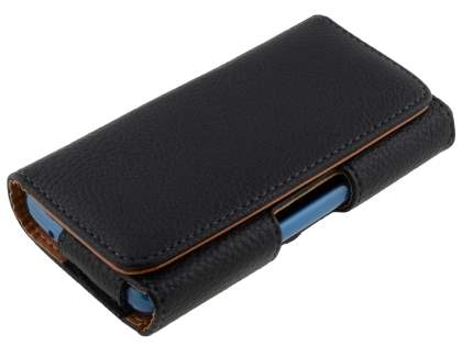 Textured Synthetic Leather Belt Pouch (Bumper Case Compatible) for BlackBerry Z10