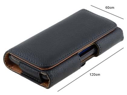 Textured Synthetic Leather Belt Pouch - Mobile Only