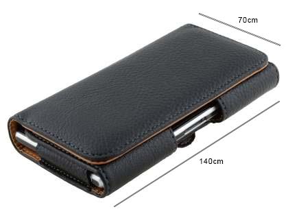 Textured Synthetic Leather Belt Pouch - Mobile Only