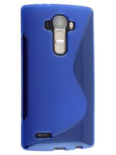 Wave Case for LG G4 - Frosted Blue/Blue Soft Cover