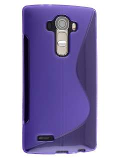 Wave Case for LG G4 - Frosted Purple/Purple Soft Cover