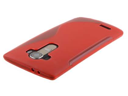 Wave Case for LG G4 - Frosted Red/Red