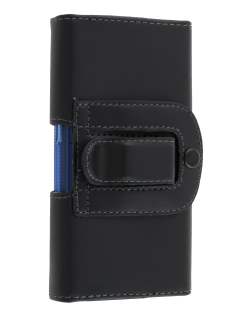 Smooth Synthetic Leather Belt Pouch - Bumper Case Compatible