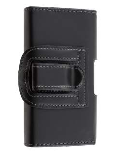Synthetic Leather Belt Pouch for Motorola Defy Mini XT320 - Classic Black