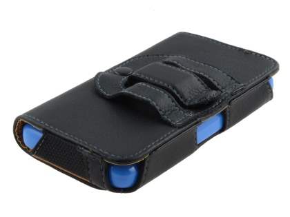 Sony Xperia E Synthetic Leather Belt Pouch (Bumper Case Compatible)
