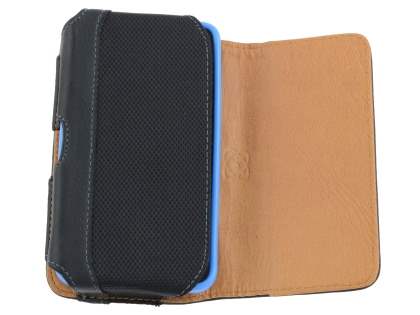 Sony Xperia E Synthetic Leather Belt Pouch (Bumper Case Compatible)
