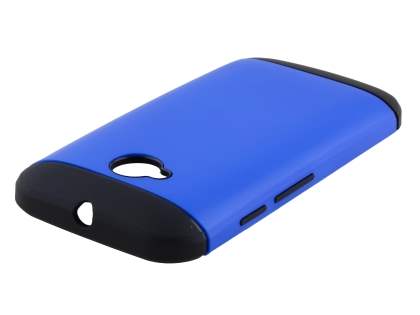 Impact Case for Motorola Moto E 2nd Gen - Blue/Black Impact Case