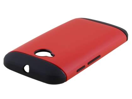 Impact Case for Motorola Moto E 2nd Gen - Red/Black Impact Case