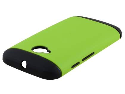Impact Case for Motorola Moto E 2nd Gen - Green/Black Impact Case