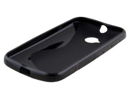 Wave Case for Motorola Moto E 2nd Gen - Frosted Black/Black