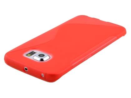 Wave Case for Samsung Galaxy S6 Edge Plus - Frosted Red/Red