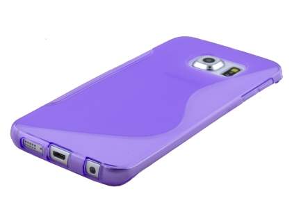 Wave Case for Samsung Galaxy S6 Edge Plus - Frosted Purple/Purple