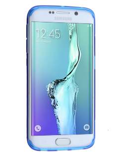 Wave Case for Samsung Galaxy S6 Edge Plus - Frosted Blue/Blue
