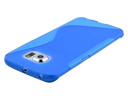Wave Case for Samsung Galaxy S6 Edge Plus - Frosted Blue/Blue
