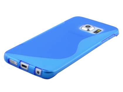 Wave Case for Samsung Galaxy S6 Edge Plus - Frosted Blue/Blue