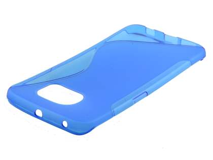 Wave Case for Samsung Galaxy S6 Edge Plus - Frosted Blue/Blue