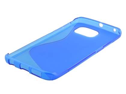 Wave Case for Samsung Galaxy S6 Edge Plus - Frosted Blue/Blue