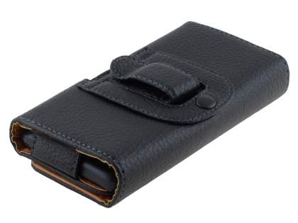 Textured Synthetic Leather Belt Pouch - Mobile Only
