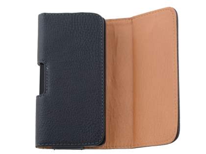Textured Synthetic Leather Belt Pouch - Mobile Only
