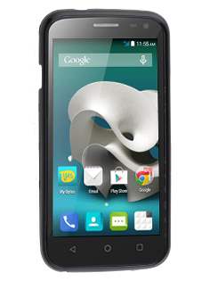 Frosted Colour TPU Gel Case for ZTE FIT 4G Smart - Classic Black