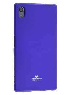 Mercury Goospery Glossy Gel Case for Sony Xperia Z5 - Purple Soft Cover