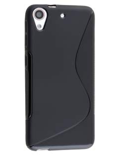 Wave Case for HTC Desire 626/628 - Frosted Black/Black Soft Cover