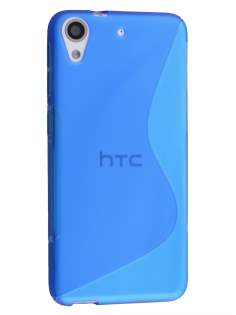 Wave Case for HTC Desire 626/628 - Frosted Blue/Blue Soft Cover