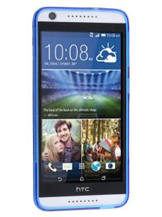 Wave Case for HTC Desire 626/628 - Frosted Blue/Blue