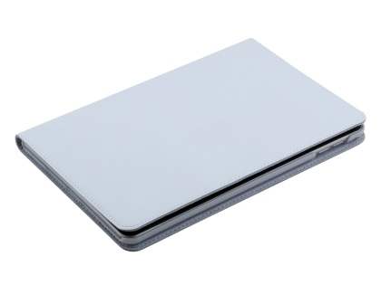 Premium Genuine Leather Slim Portfolio Case with Stand for iPad mini 4 - Pearl White