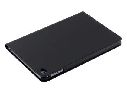 Premium Genuine Leather Slim Portfolio Case with Stand for iPad mini 4 - Classic Black
