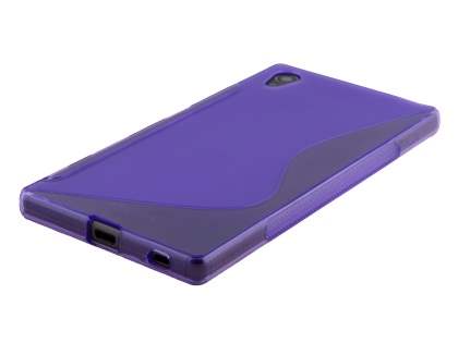 Wave Case for Sony Xperia Z5 - Frosted Purple/Purple